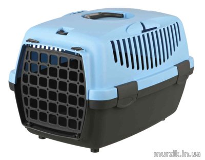 Переноска для котов и собак "Capri 1" 32х31х48 см, пластик, до 6 кг, синяя 39812 фото