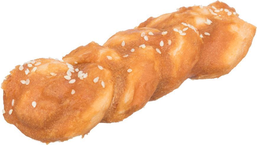 Ласощі Trixie Denta Fun Chicken Bread bulk для собак Дента Фан Хлібчик з куркою 15 см 75 г 5 шт/уп 31187 фото