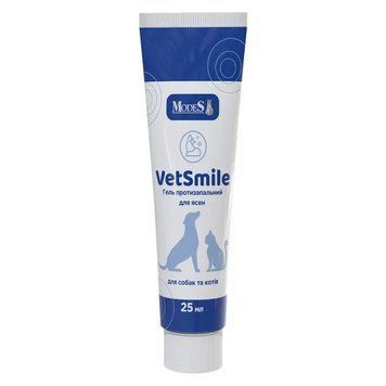 Ветсмайл (VetSmile) гель протизапальний для ясен (для собак та котів), 25 мл, MODES ЗС000410 фото