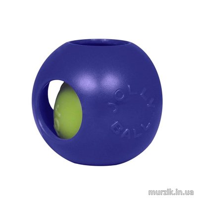 Игрушка для собак TEASER BALL мяч двойной, (16 см) средний, голубой 42078619 фото