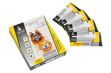 Фіпро-Люкс (Fipro-Lux) протипаразитарні краплі для котів та собак 10-25кг, 2,0 мл, MODES (від бліх, від кліщів) ЗС000217 фото