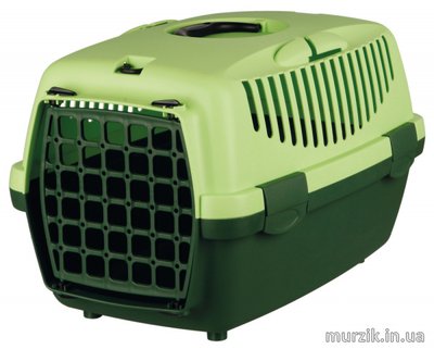 Переноска для котов и собак "Capri 1" 32х31х48 см, пластик, до 6 кг, зеленая 39814 фото