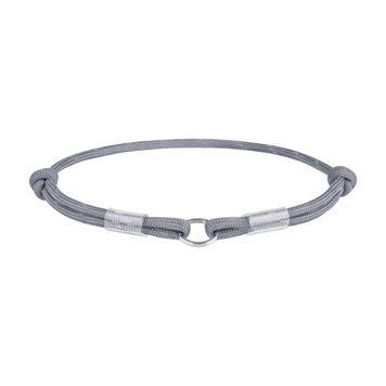 Шнурок из паракорда для адресника WAUDOG Smart ID, светоотражающий, S, Д 4 мм, Дл 25-45 см, серебряный 603917 фото