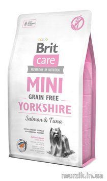 Сухий корм Brit Care GF Mini Yorkshire для йоркширських тер'єрів, з лососем та тунцем, 2 кг 170779 фото
