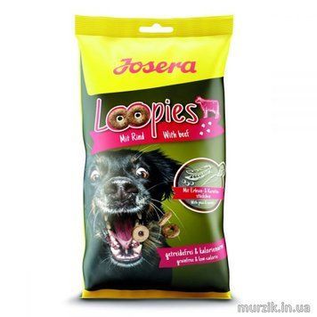 Ласощі Josera (Йозера) Loopies Beef з яловичиною для собак 150г. 41489422 фото