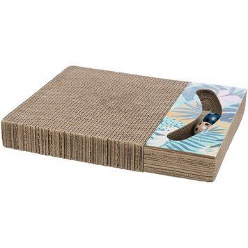 Дряпка Trixie з двома кульками та котячою м'ятою, картон, 38&times;5&times;30 см (різнокольрова) 48006 фото