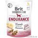 Функціональні ласощі Brit Care Dog Snack Endurance для собак з підвищеною активністю з ягням та бананом 150 г 111424/0006 фото 1