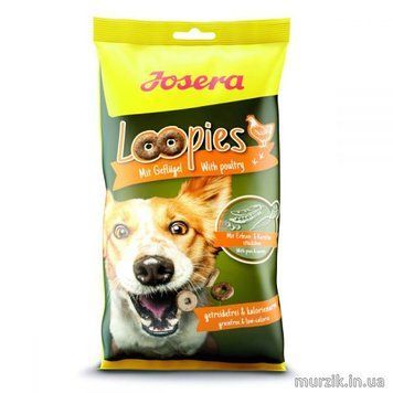 Ласощі Josera (Йозера) Loopies Poultry з куркою для собак 150г. 41489429 фото