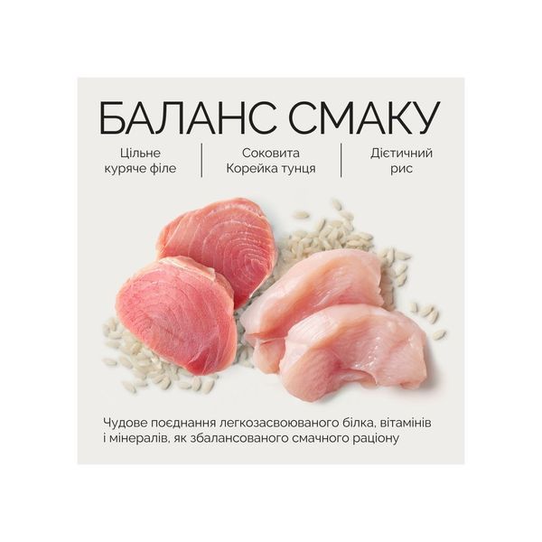 Корм вологий для котів Savory Chicken Fillets rich in Tuna in Jelly for Adult Cats філе курки з тунцем в желе, 70 г 20987 фото