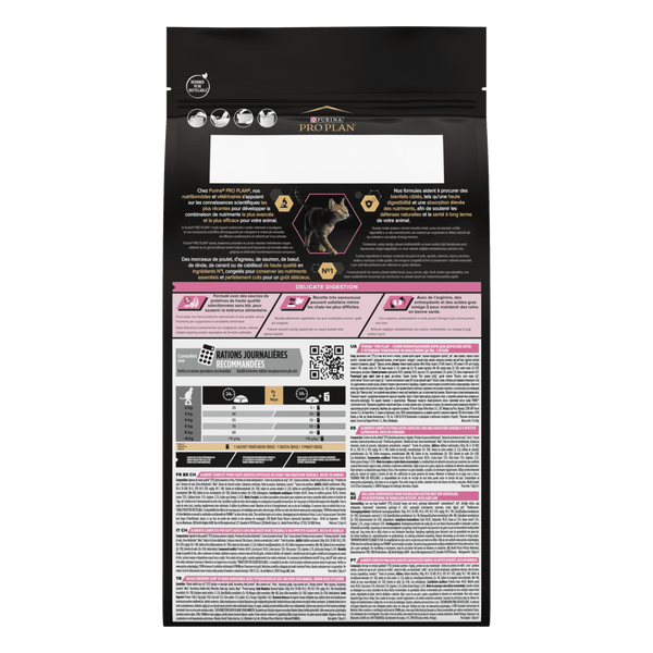 Сухой корм PRO PLAN&reg; Delicate для взрослых кошек с чувствительным пищеварением или требовательных к пище, с ягненком 3кг. 12370531 фото