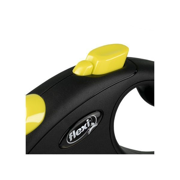 Поводок-рулетка Flexi New NEON L, 5м / 50кг, лента, желтый FL 031711 фото