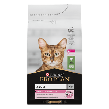 Сухой корм PRO PLAN&reg; Delicate для взрослых кошек с чувствительным пищеварением или требовательных к пище, с ягненком 1,5 кг. 12370530 фото