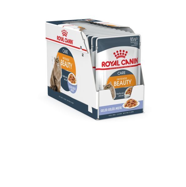 Вологий корм Royal Canin (Роял Канін) Intense Beauty для краси шкіри та шерсті пауч (у желе) 85 г/12 шт. RC 4151001 (x12) фото