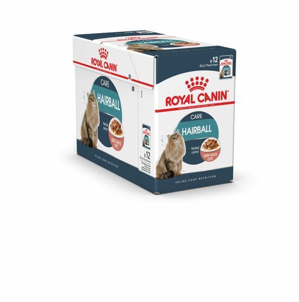 Вологий корм Royal Canin (Роял Канін) Hairball Care для виведення шерсті пауч (у соусі) 85 г/12 шт. RC 4158001 (x12) фото