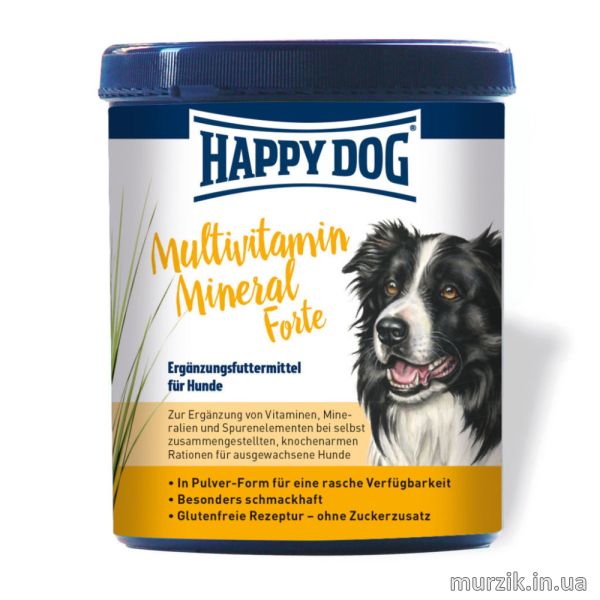 Кормовая добавка для собак всех пород и возрастов Happy Dog Multivitamin Mineral, 400г 9156935 фото