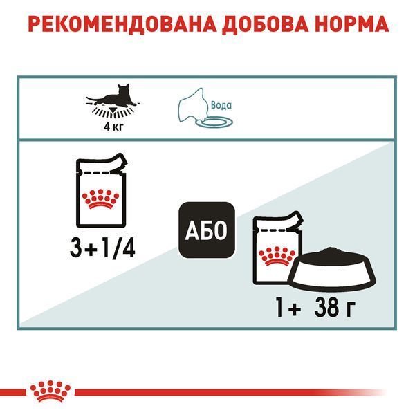 Вологий корм Royal Canin (Роял Канін) Hairball Care для виведення шерсті пауч (у соусі) 85 г/12 шт. RC 4158001 (x12) фото