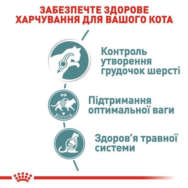 Вологий корм Royal Canin (Роял Канін) Hairball Care для виведення шерсті пауч (у соусі) 85 г/12 шт. RC 4158001 (x12) фото