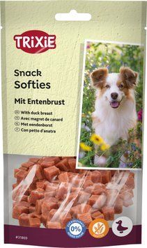 Лакомство Trixie Premio Duck Softies для собак кусочки с уткой 100 г 31869 фото