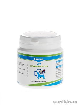 Комплекс витаминов и аминокислот для собак Canina V25 100г (30 таб.) 1440050 фото