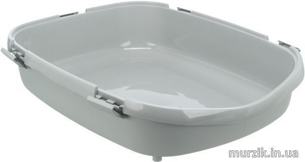 Туалет для кошек Trixie "Primo XXL", закрытый, 56 х 47 х 71 см, серый / белый 40176 фото