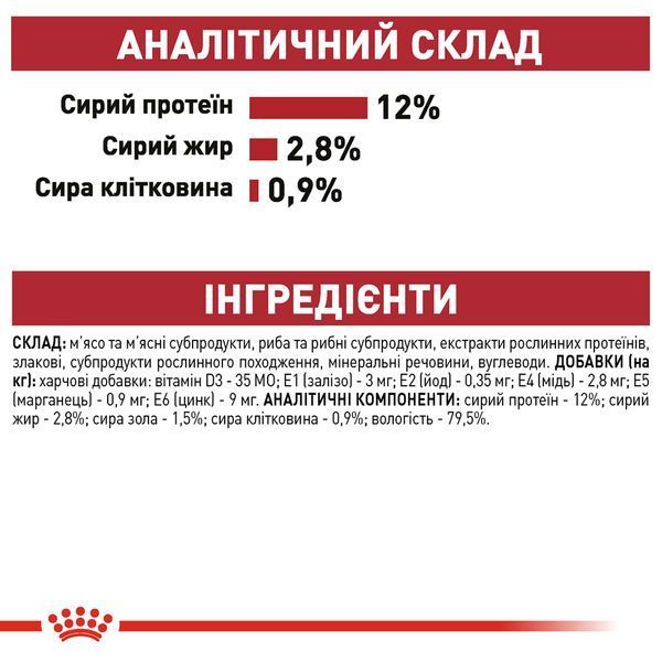 Влажный корм Royal Canin (Роял Канин) Instinctive для привередливых котов и кошек пауч (в соусе) 85 г/12 шт. RC 4059001 (x12) фото