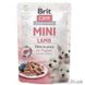 Вологий корм Brit Care Mini для цуценят, з філе ягняти в соусі, 85 г 100216 фото 1