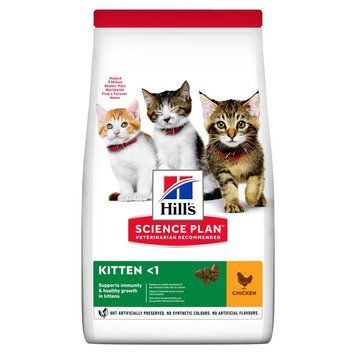 Hill's SCIENCE PLAN Kitten Сухий корм для кошенят і кішок у період вагітності та лактації, з куркою, 3 кг 604049 фото