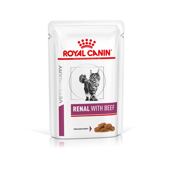 Вологий корм Royal Canin (Роял Канін) Renal з яловичиною при нирковій недостатності 85 г/12 шт. RC 4031001 (x12) фото