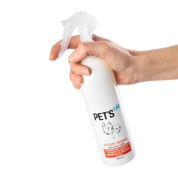Засіб(Відлякувач) для котів і собак "СТОП_ЗОНА", PET'S LAB,300 мл 9038 фото