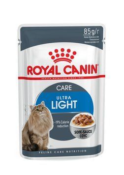 Вологий корм Royal Canin (Роял Канін) Ultra Light (полегшений, для тварин схильних до повноти) пауч (у соусі) 85 г/12 шт. RC 4070001 фото