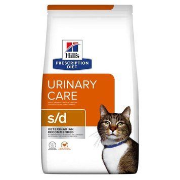 Hill&rsquo;s PRESCRIPTION DIET s/d Сухий корм для котів для догляду за сечовидільною системою, з куркою, 1,5 кг 607649 фото