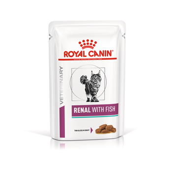 Вологий корм Royal Canin (Роял Канін) Renal з рибою при нирковій недостатності 85 г/12 шт. RC 40670019 (x12) фото