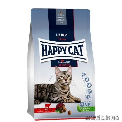 Сухой корм для кошек Happy Cat Supreme Voralpen Rind с говядиной 10 кг. 70560 фото