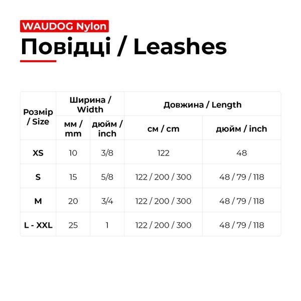 Поводок для собак нейлоновый WAUDOG Nylon, рисунок "Леопард", S, Ш 15 мм, Дл 122 см 756-4066 фото