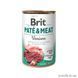 Вологий корм Brit Care Pate & Meat для собак, з олениною, 400 г 100078 фото 1