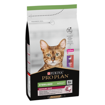 Сухой корм для стерилизованных кошек PRO PLAN&reg; Sterilised Duo с уткой и печенью 1,5 кг 12515227 фото