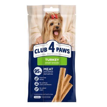 CLUB 4 PAWS &ndash; мясная палочка с индейкой для собак малых пород D5115101 фото