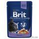 Вологий корм Brit Premium Cat Pouch для котів, з тріскою, 100 г 100272 фото 1
