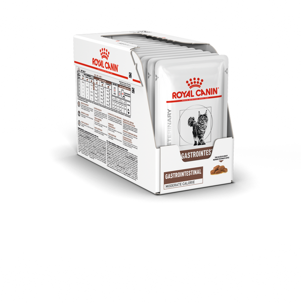 Вологий корм Royal Canin (Роял Канін) Gastro Intestinal Moderate Calorie при порушенні травлення 85 г/12 шт. RC 400900119 (x12) фото