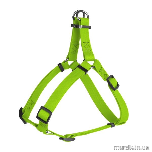 Шлея для собак Collar WAUDOG Waterproof, 50-80 см / 20 мм, материал - COLLARTEX, салатовый 41456633 фото