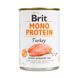 Влажный корм Brit Mono Protein Turkey для собак, с индейкой, 400 г 100060 фото 1