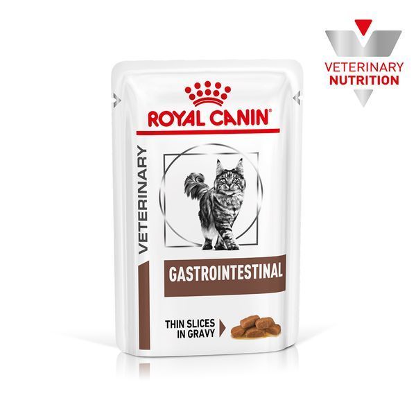 Вологий корм для котів Royal Canin (Роял Канін) Gastro Intestinal при порушеннях шлунково-кишкового тракту пауч 85 г/12 шт. RC 40390011 (x12) фото