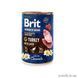 Влажный корм Brit Premium by Nature для собак, индюшатина с печенью, 800 г 100410 фото 1
