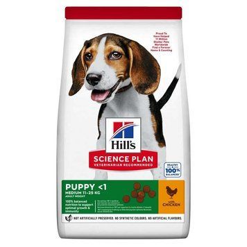 Hill&rsquo;s SCIENCE PLAN Puppy Medium Breed Сухой корм для щенков средних пород, с курицей, 14 кг 604352 фото