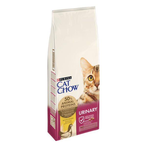 Сухий повнораціонний корм CAT CHOW Urinary для дорослих котів, для підтримки сечовидільної системи у здоровому стані, з куркою, 15 кг 12251721 фото