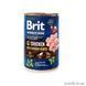 Влажный корм Brit Premium by Nature для собак, курица с куриным сердцем, 800 г 100407 фото 1