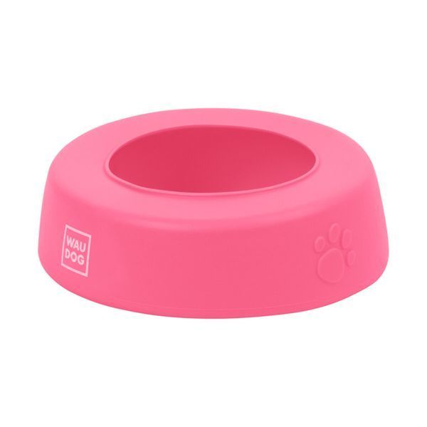 Миска-непроливайка WAUDOG Silicone, 1 л розовый 507911 фото