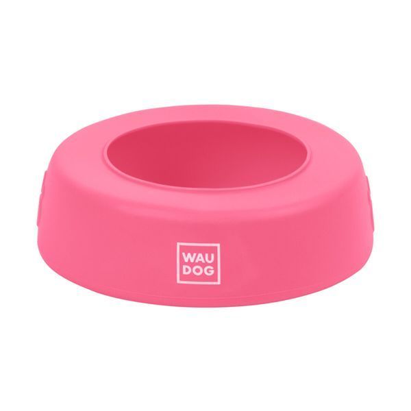 Миска-непроливайка WAUDOG Silicone, 1 л розовый 507911 фото