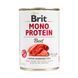 Влажный корм Brit Mono Protein Beef для собак, с говядиной, 400 г 100057 фото 1