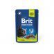 Влажный корм Brit Premium Cat pouch для стерилизованных кошек, ягнятина, 100 г 111831 фото 1